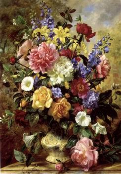unknow artist Floral, beautiful classical still life of flowers.101 oil painting image